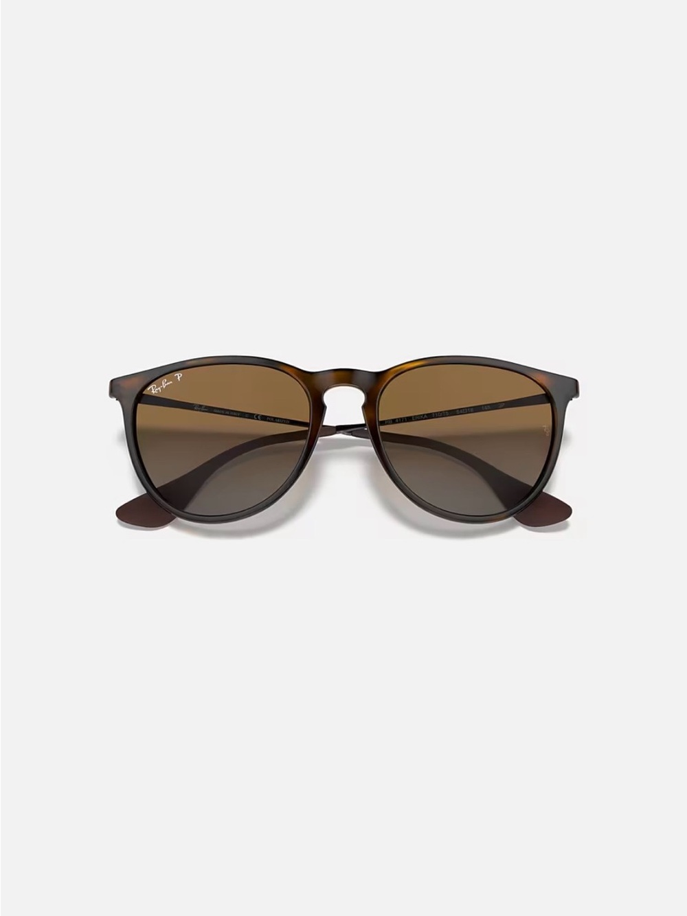 Ray-Ban Erika RB4171 Polarized Sunglasses Tortoise Brown 710/T5 54mm